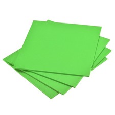 4 Pack 9.84 x 9.84" 5mm Thickness EVA Foam Sheets for Arts Green