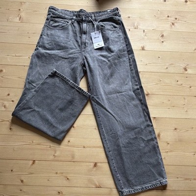 Pull&Bear Herren Jeans Wide Leg grau Gr. 42 DE USA 32 neu m. Etikett