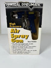 Central Pneumatic 93205 High Pressure Air Spray Gun 1 Qt Cup – Open Box 
