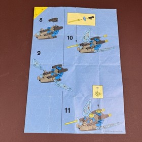 LEGO System Space 6817 Beta Buzzer + Manual No Box Insectoids VTG 1998