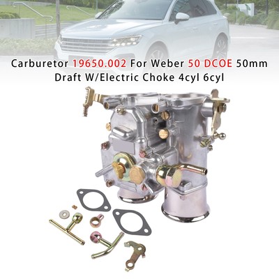 Carburetor 19650.002 Für Weber 50 DCOE 50mm Draft W/Electric Choke 4cyl 6cyl