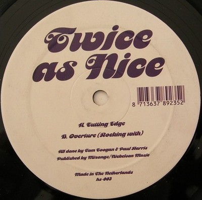 Twice As Nice - Cutting Edge / Overture - Dutch 12'' Vinyl - 1999 - HS Records