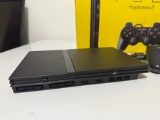 Boxed PlayStation 2 (PS2) Slim Console - Black, VGC, Fully Working, CIB