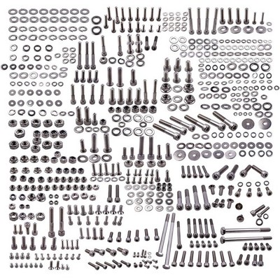 659pcs ATV Bolzen-Kit aus poliertem Edelstahl for Yamaha Banshee 350 YFZ350 2006