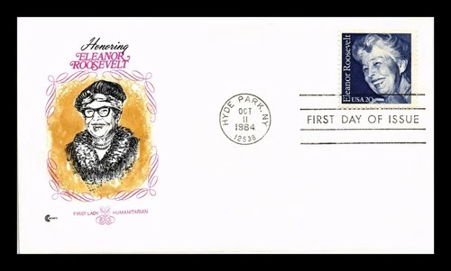 US COVER FIRST DAY OF ISSUE COVER CRAFT CACHETS ELEANOR ROOSEVELT