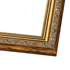 28x20 Wood Antique Frame with UV Acrylic, Available in 4 Finishes