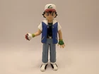 Vintage Ash Ketchum Pokemon Trainer Figure 4.75" TOMY 1998 Pokemon Game Freak