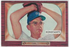 1955 BOWMAN JIM KONSTANTY #231 NEW YORK YANKEES