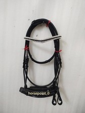 Patent Leather Horse Bridle Nose band - Web Reins All Size.
