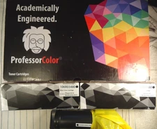 Prof Color 3 Black Toner Cartridges Generic Compatible w/Xerox 6515, Phaser 6510