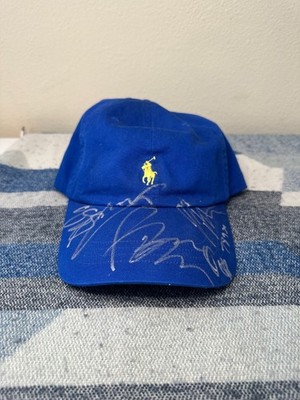 ralph lauren blue polo hat AUTOGRAPH