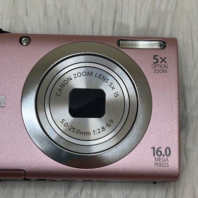 Canon PowerShot A2400 IS Digital Camera Pink Tested w/ Battery