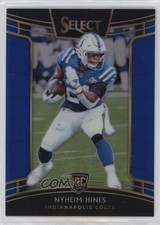 2018 Panini Select Concourse Blue Prizm 3/175 Nyheim Hines #3 0sm7