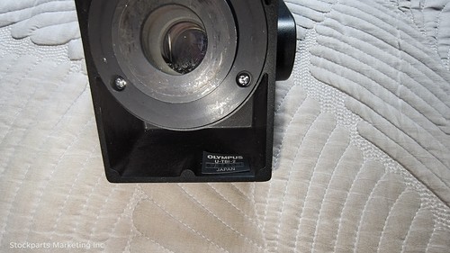 BINOCULAR OBSERVATION MICROSCOPE HEAD W/EYEPIECE OLYMPUS U-TBI-2 FAST SHIP! - Picture 4 of 7