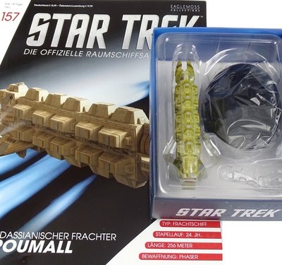 STAR TREK EAGLEMOSS RAUMSCHIFF CARDASSIANISCHER FRACHTER GROUMALL AUSGABE #157