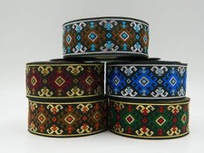 1m Borte Gewebt/Webband Mittelalter 33mm Breit 