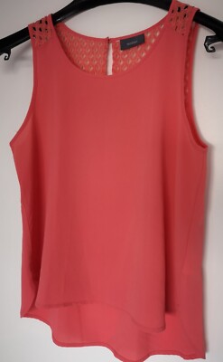 T Shirt Top Blouse Babydoll Shirt Womens M Red By Jessica