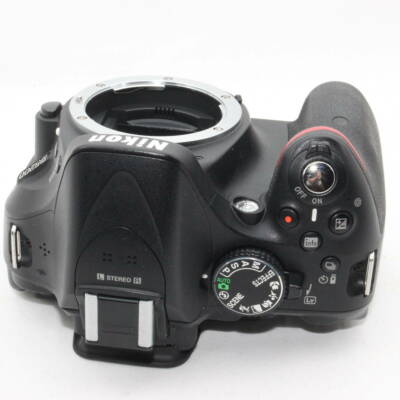 Nikon D D5200 24.1MP Digital SLR Camera Body D5200BK Black w