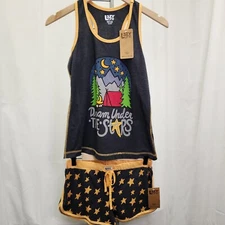 Lazy One womens STARS tank &/OR shorts PJ's. Set OR Seperate Choose Sizes NWT