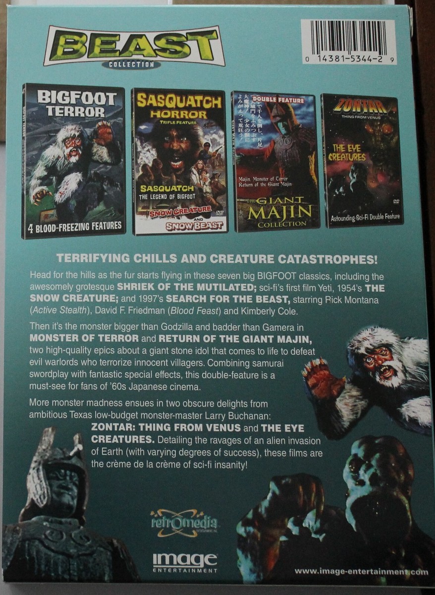 The Beast Collection (4 DVD Set) Majin/Bigfoot/Zontar