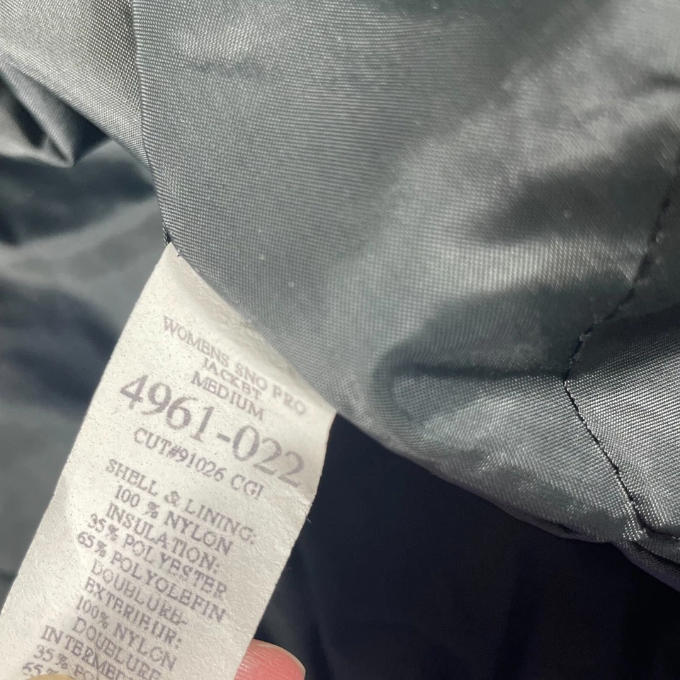 VTG Arctic Cat Jacket Womens M Purple Full Zip Snowmobiling Racing Thinsulate - Image 4 of 4