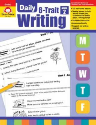 Daily 6-Trait Writing, Grade 2 - Paperback By Evan Moor - GOOD