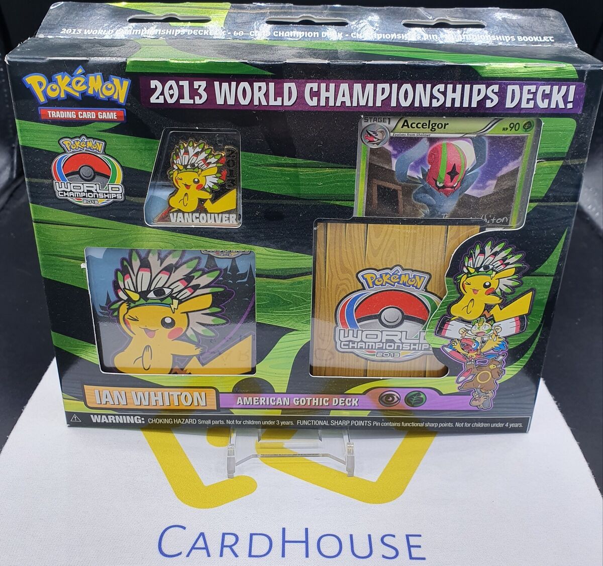 Pokemon World Championships 2013 Ian Whiton Deck Signed Pokemon World Championships 2013 Ian Whiton Deck Signed