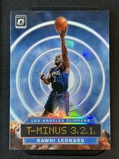 2019 Panini Donruss Optic T-Minus 3,2,1 Holo Silver Kawhi Leonard #5 INSERT SP