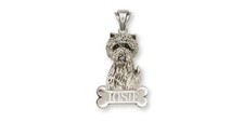 Westie Pendant Jewelry Sterling Silver Handmade West Highland White Terrier Pend