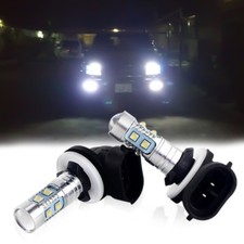 Hid High Power 8000k White Led 881 886 889 Car Fog Lights Bulbs Conversion Kit