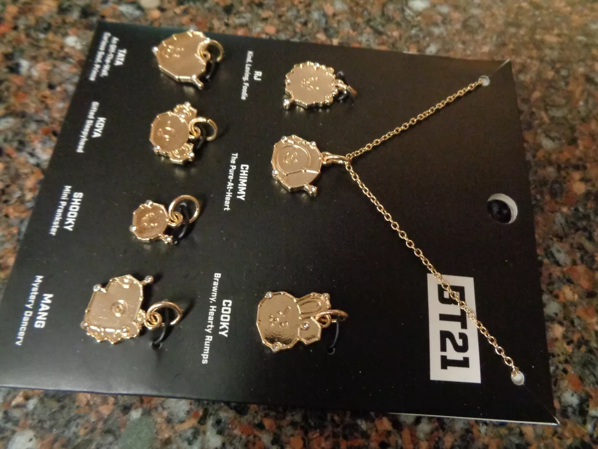 Bt21 interchangeable charm necklace sale
