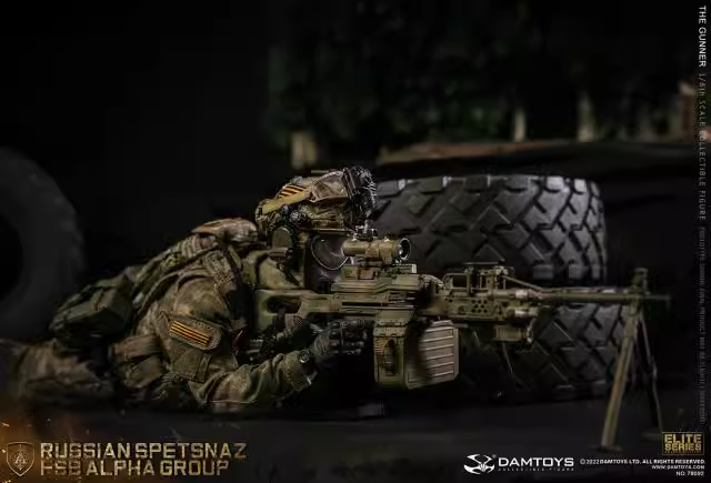 DAMTOYS 1/6 RUSSIAN SPETSNAZ FSB ALPHA GROUP GUNNER NO.78092 DAMTOYS 1/6 RUSSIAN SPETSNAZ FSB ALPHA GROUP GUNNER NO.78092
