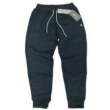 Free Country Luxe+ Fleece Navy Mens Sherpa Lined Jogger Size Small New With Tags