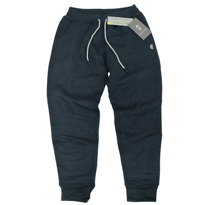 Free Country Luxe+ Fleece Navy Mens Sherpa Lined Jogger Size Small New With Tags