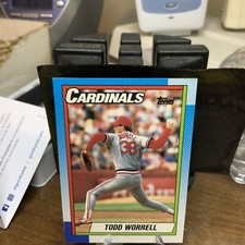 1990 Topps Baseball Todd Worrell #95 St. Louis Cardinals