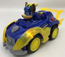 Paw Patrol Mighty Pups Charged Up Chase Deluxe Vehicle W Figure Lights Sounds