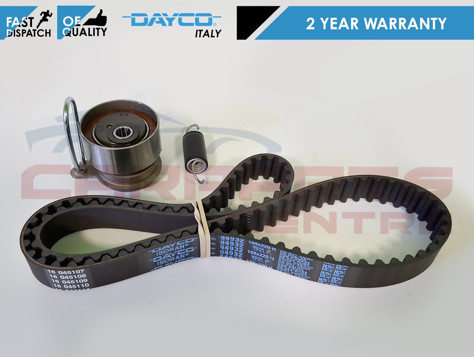 FOR HONDA CIVIC 1.6 EP2 EU6 EU8 ES4 D16V1 DAYCO TIMING CAM BELT