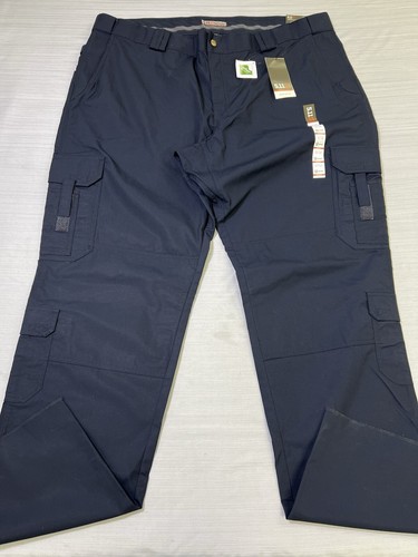 NEW 5.11 Tactical Taclite EMS Pants Men's Size 50x40 Unhemmed Navy Blue Rip Stop