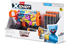 Zuru X Shot Skins Poppy Playtime Menace Kissy Air Pocket Gun Toy Boys Childrens