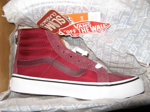 sk8 hi burgundy