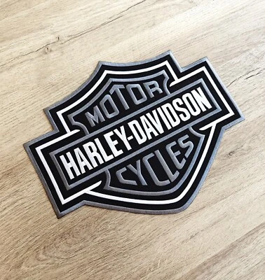 BIG Patch dorsal HARLEY DAVIDSON écusson XXL 29.5cm x 24.5cm moto biker 🏍️