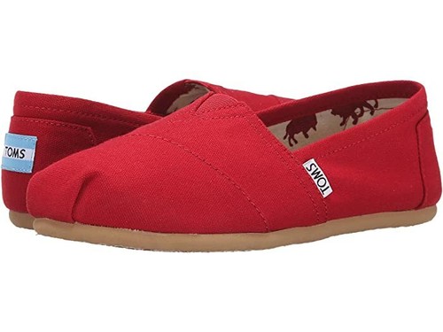 toms red canvas