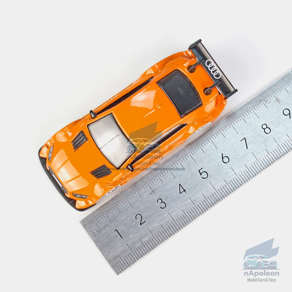 1:64 Audi RS5 Racing Model Car Alloy Diecast Toy Vehicle Collection Gift Orange - Image 4 of 4