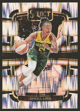 2024 Panini Select WNBA #6 Jewell Loyd Silver Flash Prizms