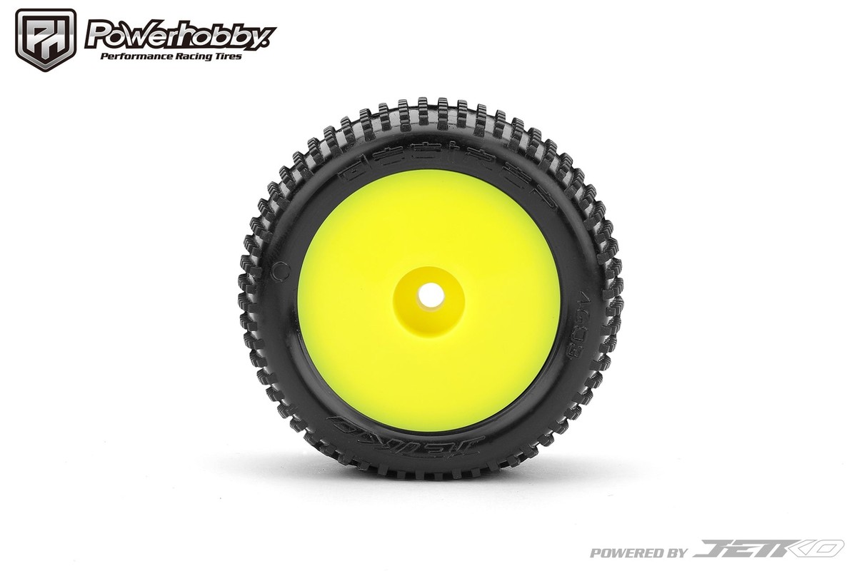 Powerhobby Desirer Pneumatici Montati 8mm Gialli – Anteriore/posteriore (4) Per Losi Mini-T - 5