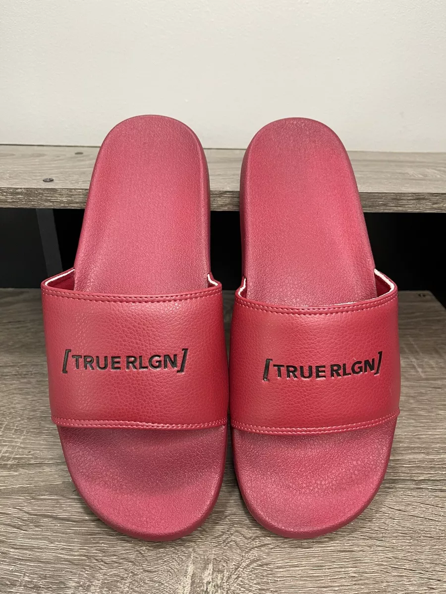 True religion store red slides