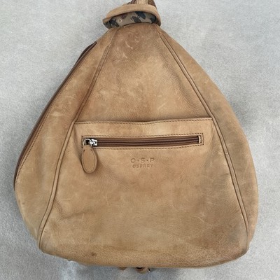 Osprey O.S.P. Ayers Leder Rucksack Tasche beige Graeme Ellisdon Insektenfutter