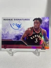 OG Anunoby 2017-18 Panini Vanguard Purple RC Auto #22/49~~CARD#128~~KNICKS!!