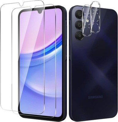 2X Display Schutzglas + Kamera  für Samsung Galaxy A36 5G Panzerfolie Full 9H