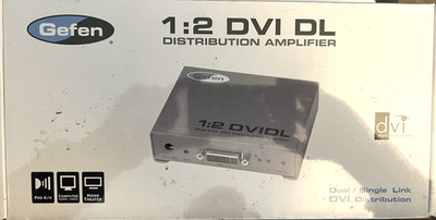 Gefen 1:2 DVI DL Distribution Amplifier EXT-DVI-142DL-CO MSRP $544 Sealed